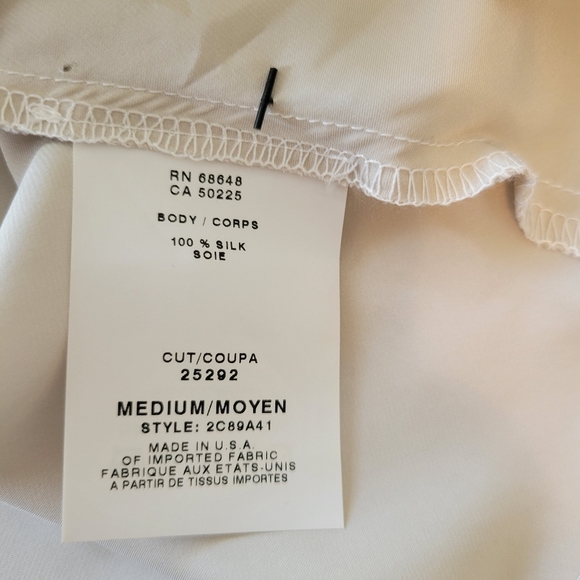 Allen Schwartz Drapey 100% Silk Top - Picture 13 of 13